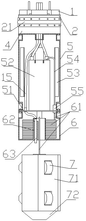 Coalbed methane downhole fuel cell heating equipment