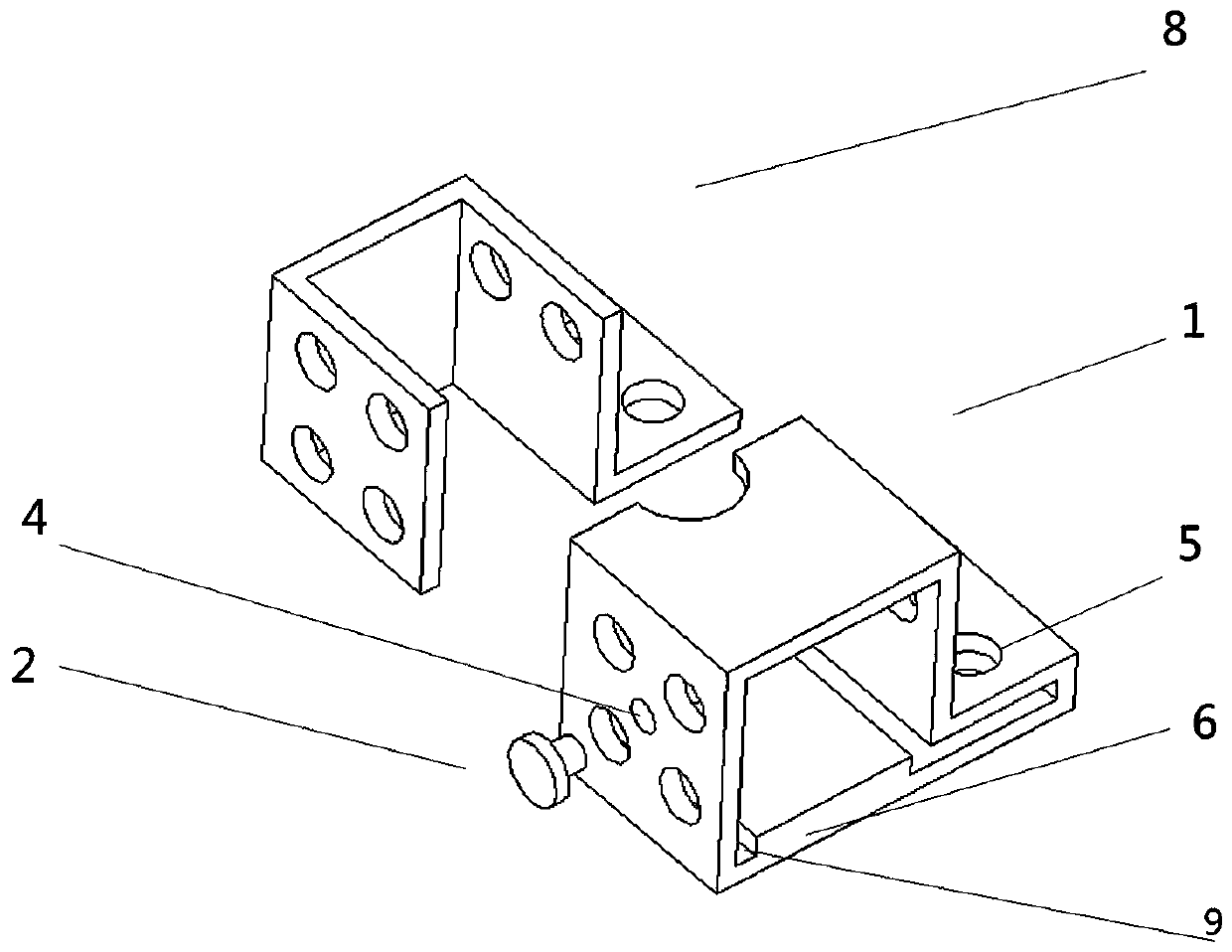 Angle bracket drilling jig