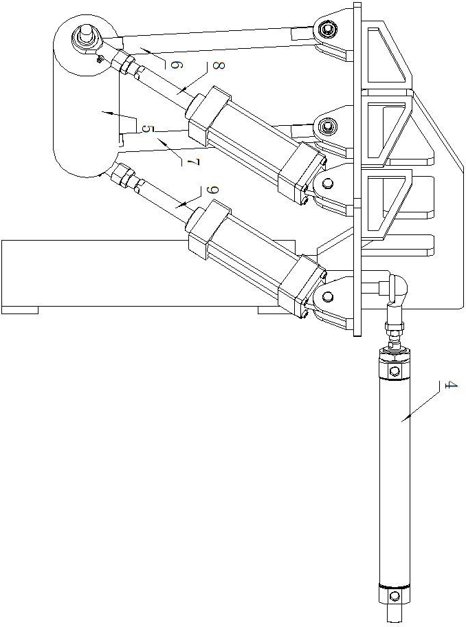 Device and method for preventing workpiece with plane top from slipping on roller transmission line