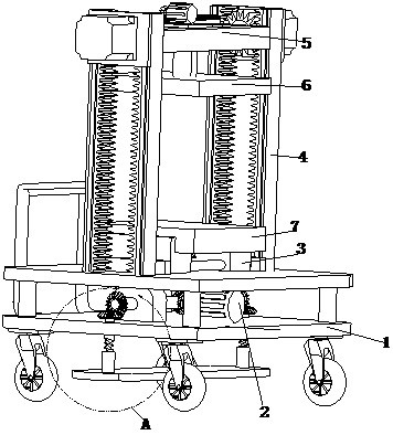 Stamping device for mechanical design and manufacturing