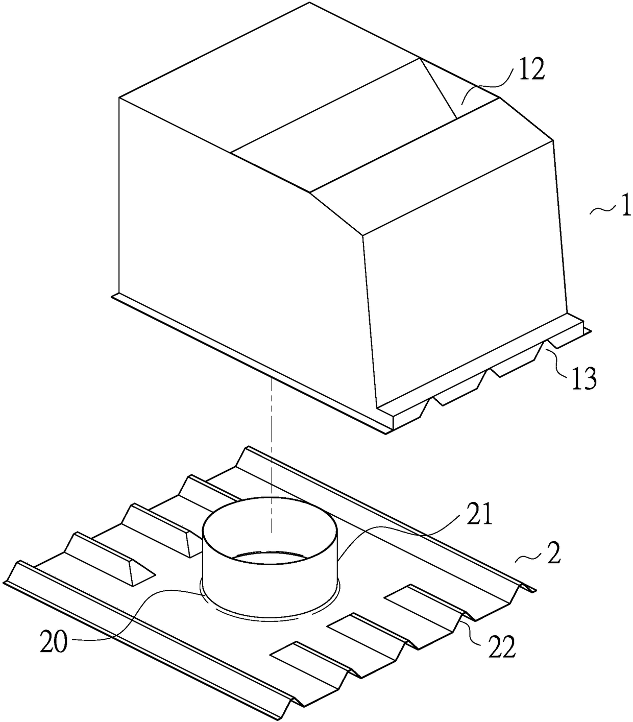 Ventilation ball base structure corresponding to building heat dissipation cover