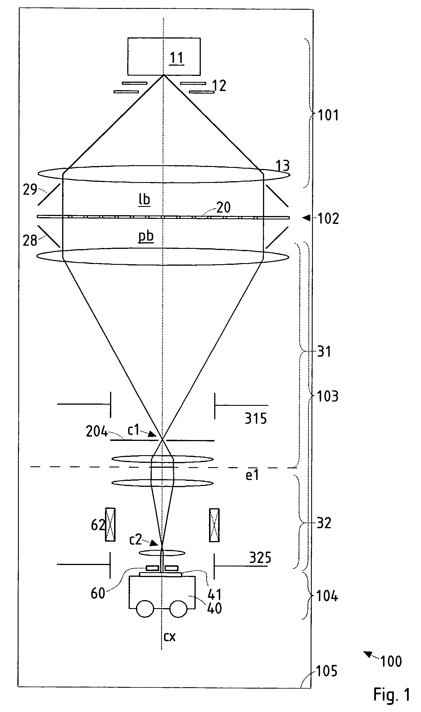 Pattern-definition device for maskless particle-beam exposure apparatus