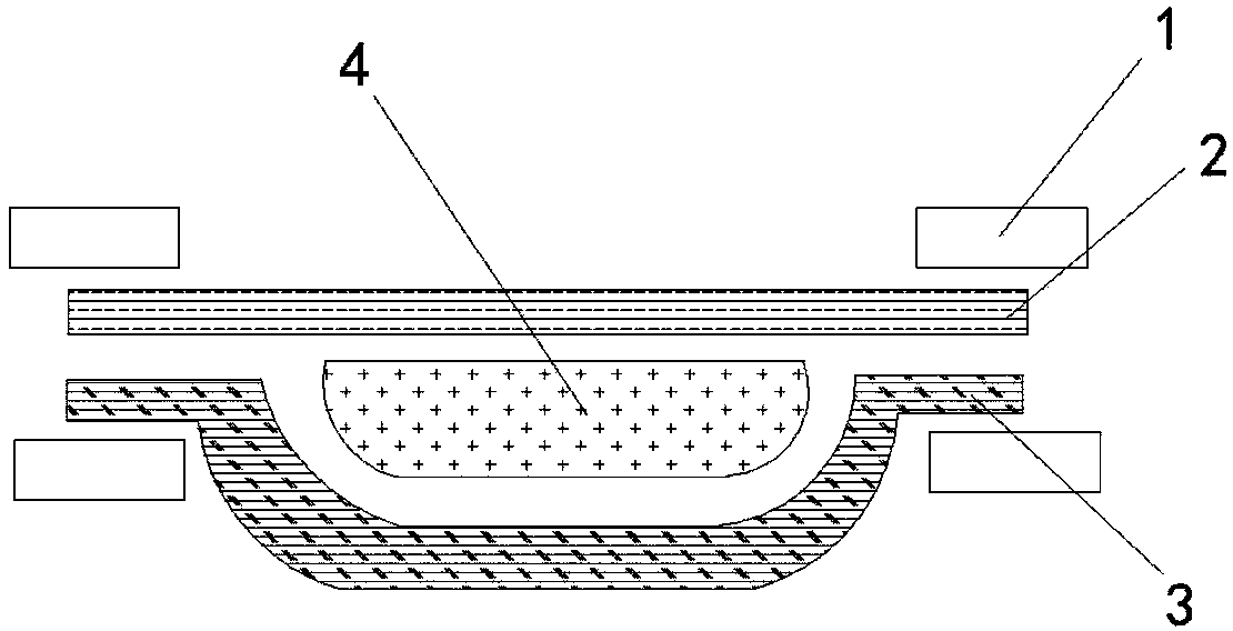 Vacuum insulation plate structure