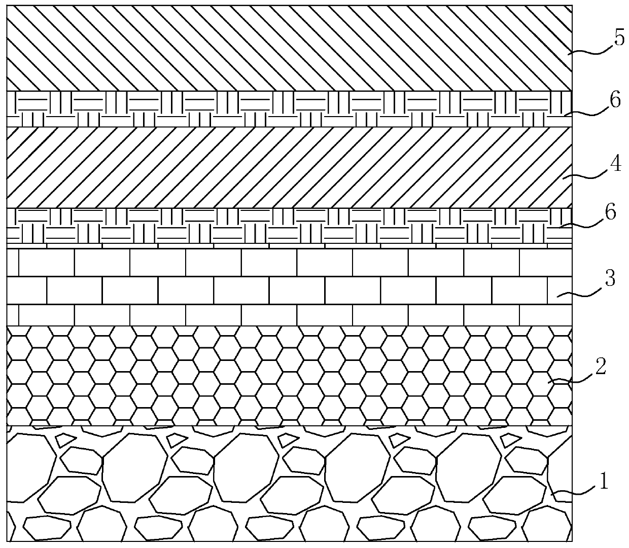 Municipal road construction method