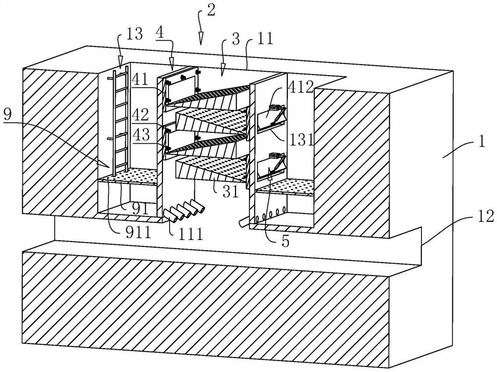 Drainage pipeline structure and construction method thereof