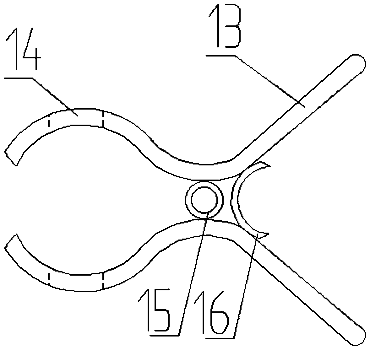 Calibration and clamping device and calibration method for temperature and humidity sensor of Internet of Things of electric equipment