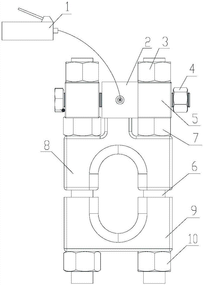 Locking connection device and method for steel rope heads with tensile force