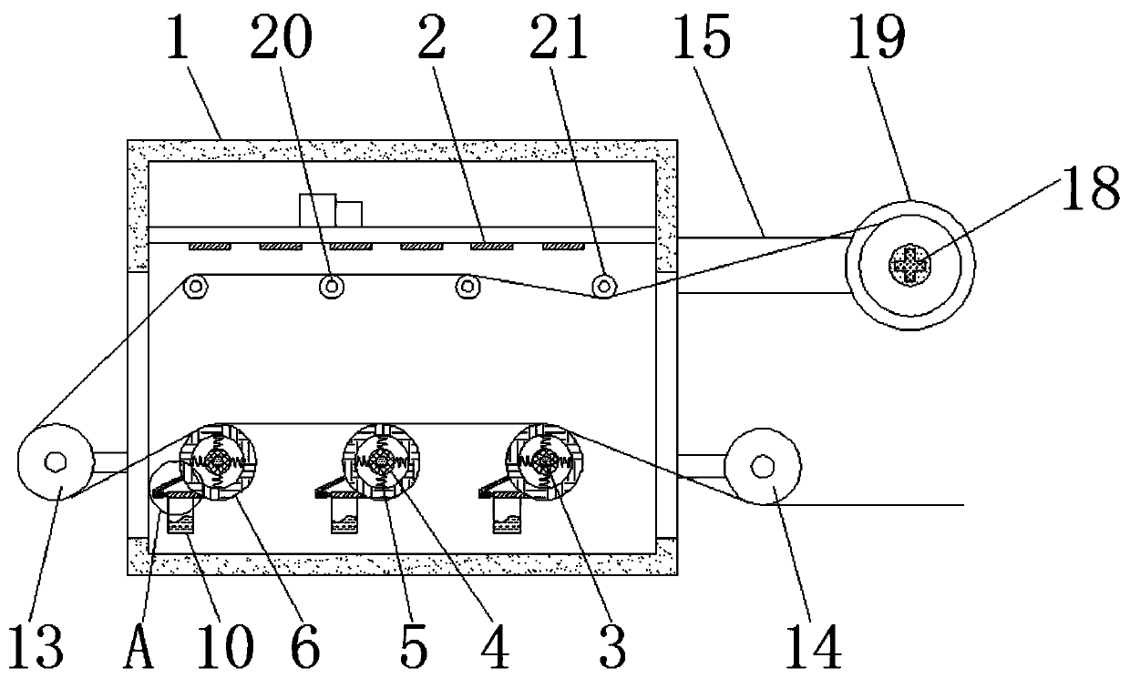 A Ribbon Drying and Winding Machine with Quantitative Drying Function