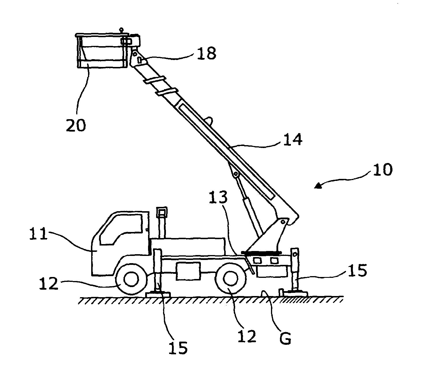 Aerial Lift with Safety Device and Alarm
