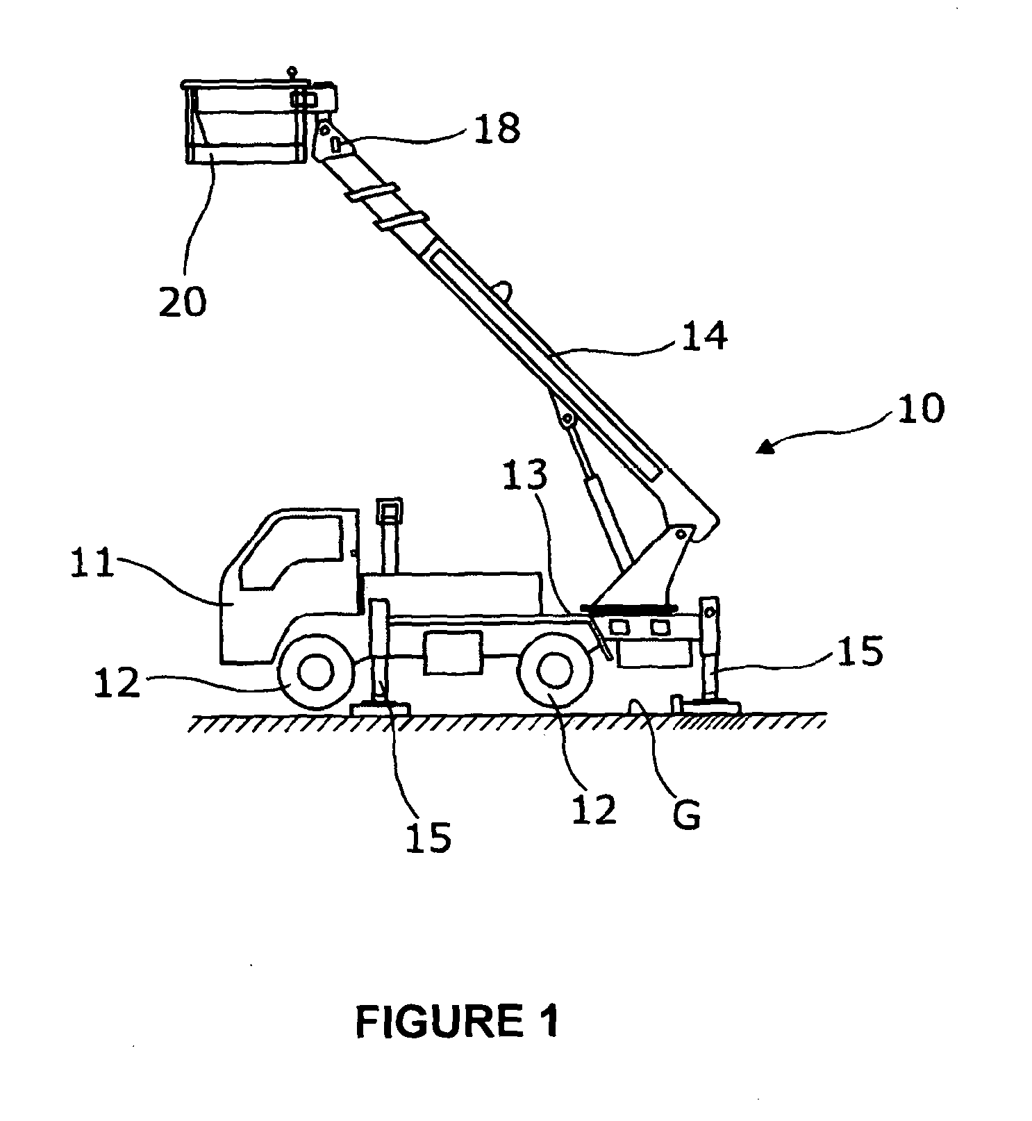 Aerial Lift with Safety Device and Alarm