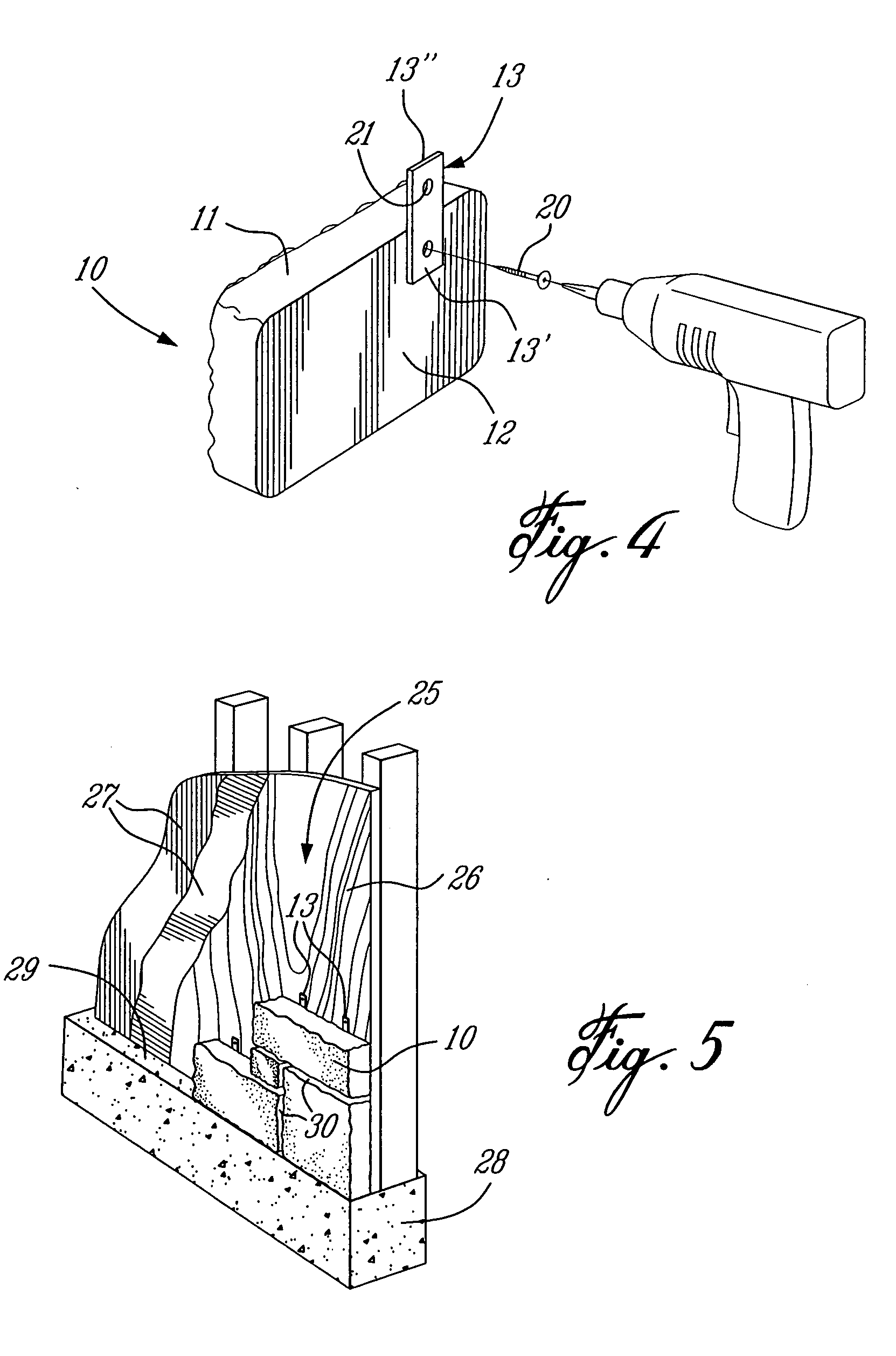 Artificial stone anchoring system and method