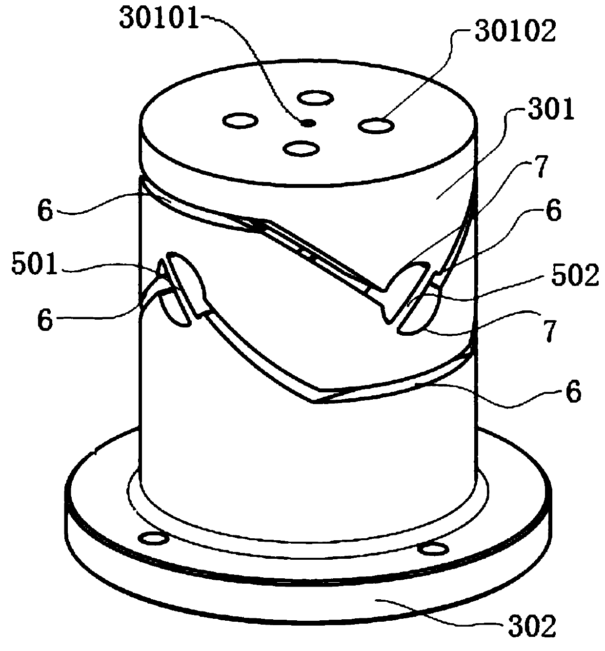 Flexible Support Structure for Large Circular Reflector of Space Optical Remote Sensor