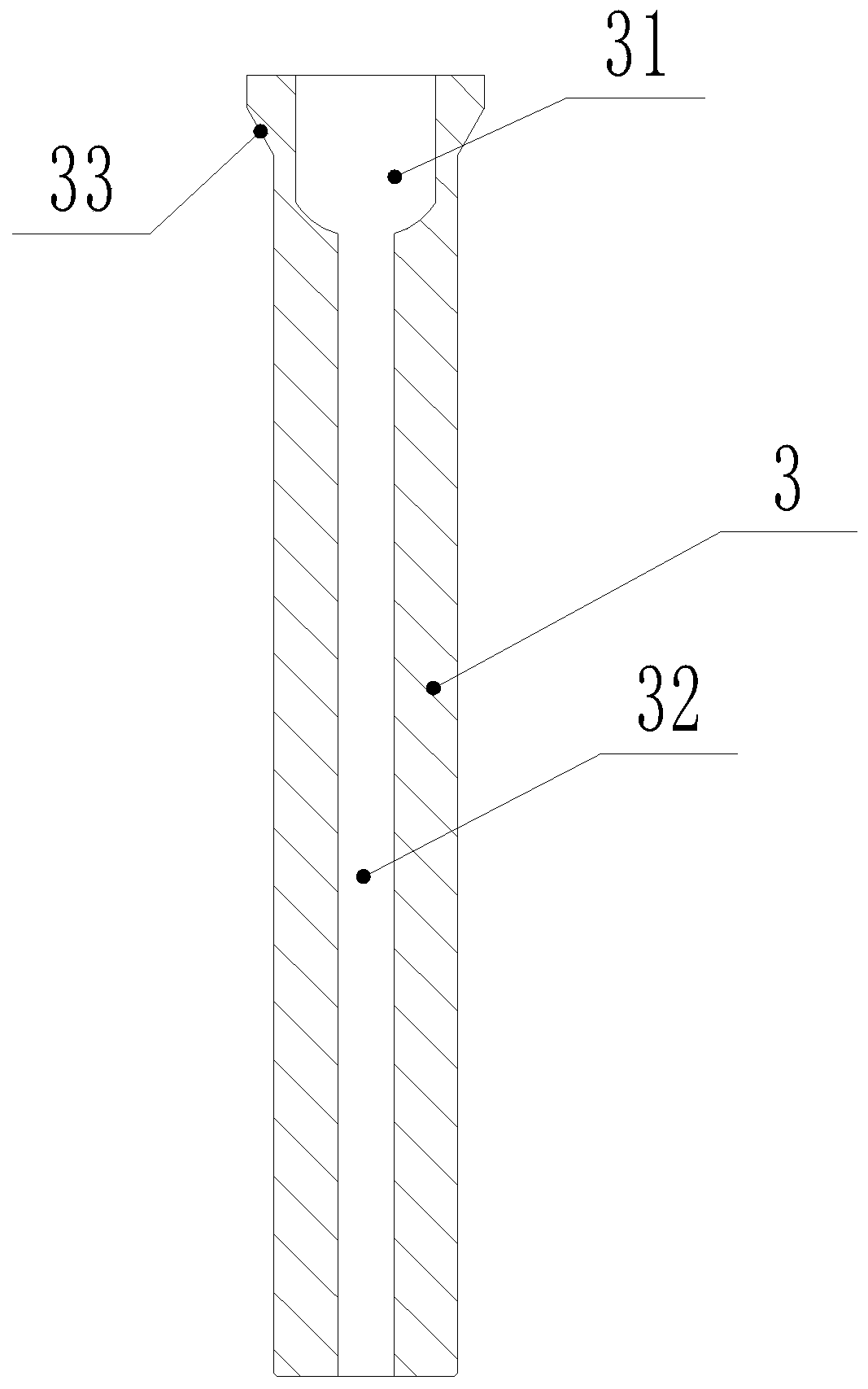 A jujube stone removal device