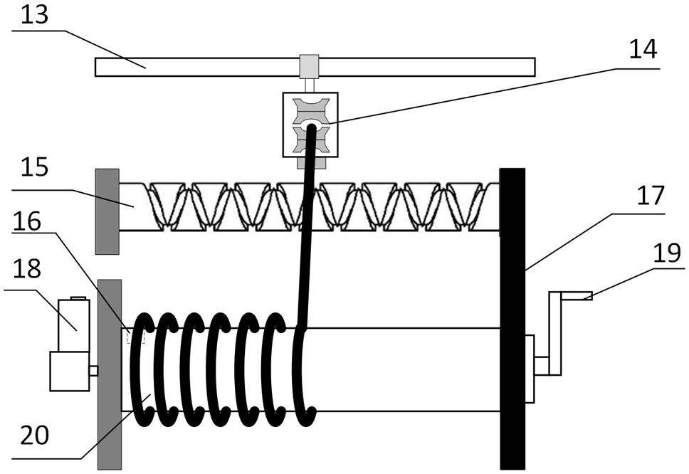 Power box take-up and pay-off control system