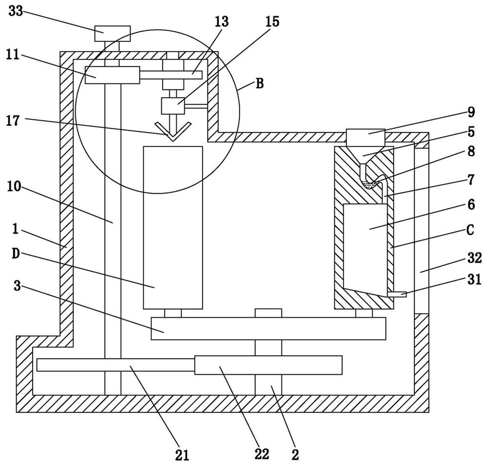 A device for collecting vomitus from patients with digestive tract tumors