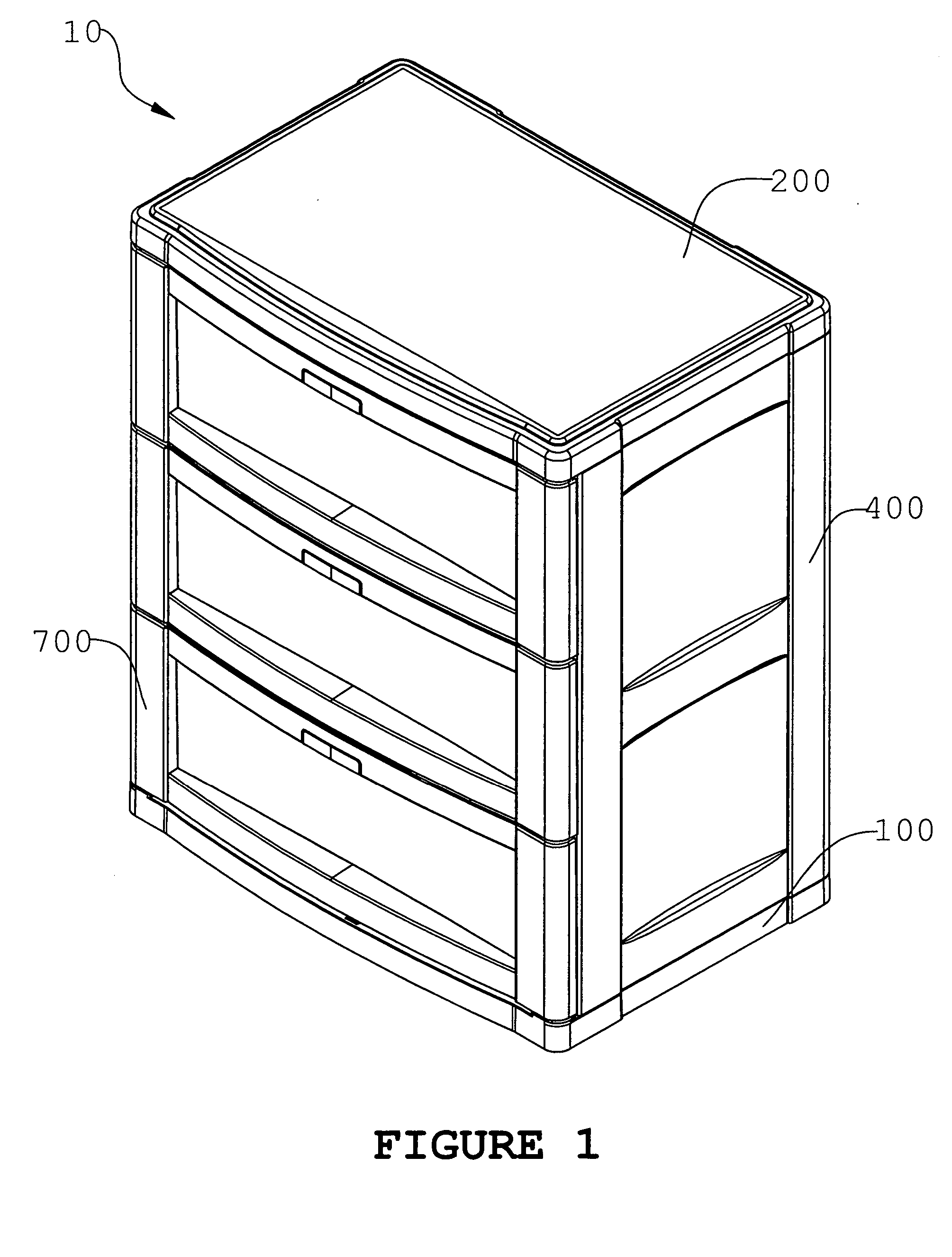 Drawer cabinet storage kit