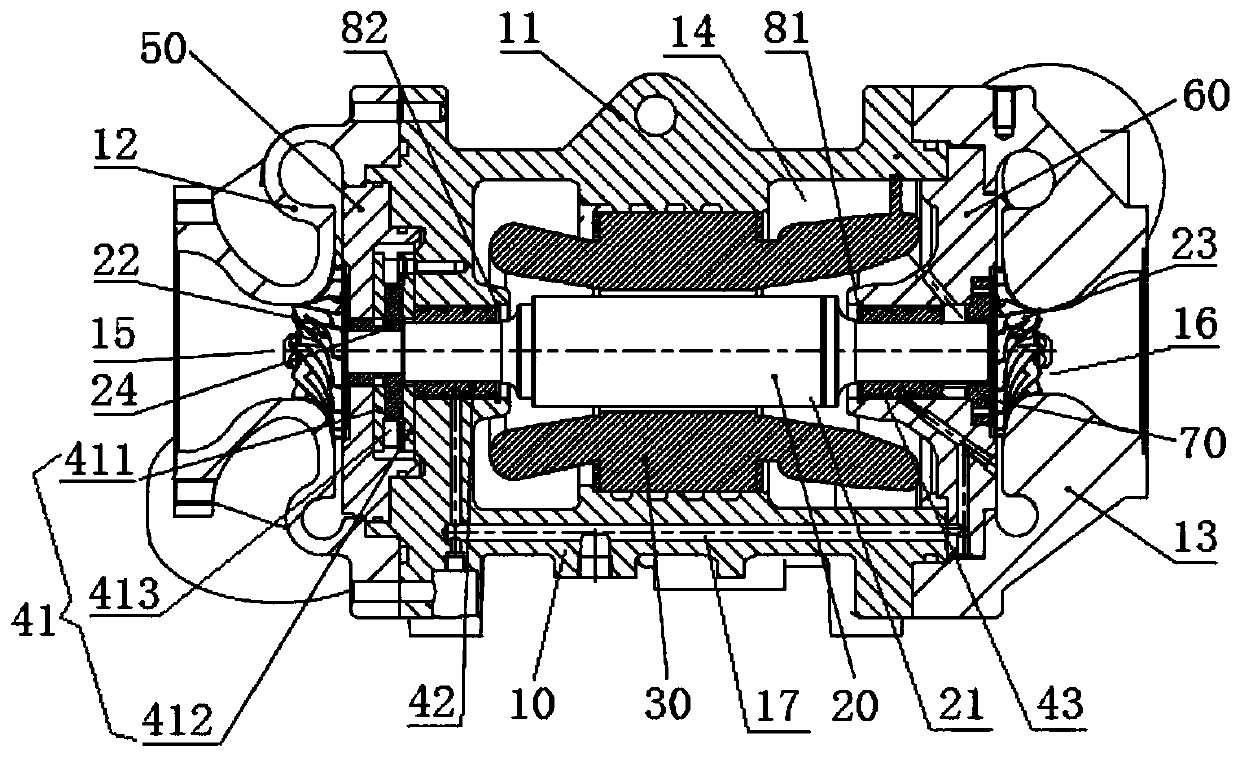 Bearing carrying component, compressor and refrigerant circulation system
