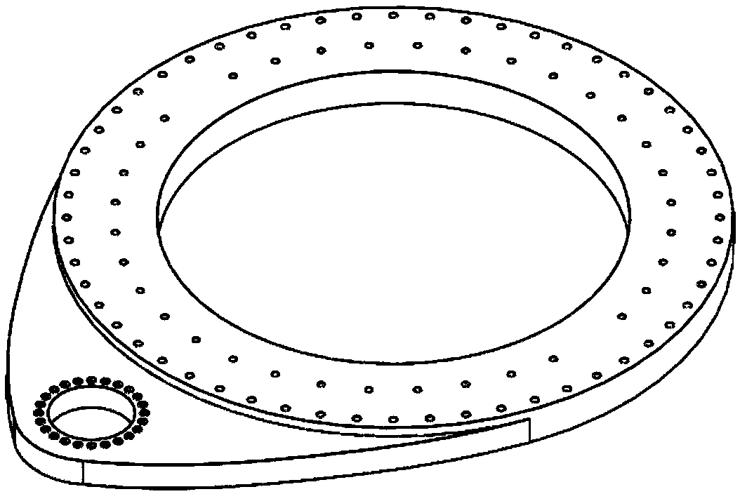 Rotary barrier for automobile crash test