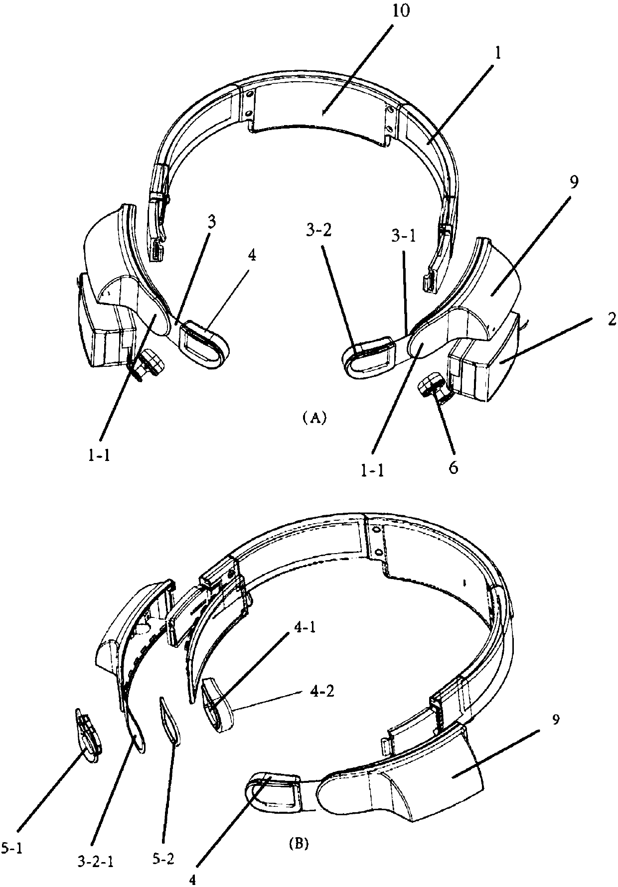 Massage head driving device and massager comprising same