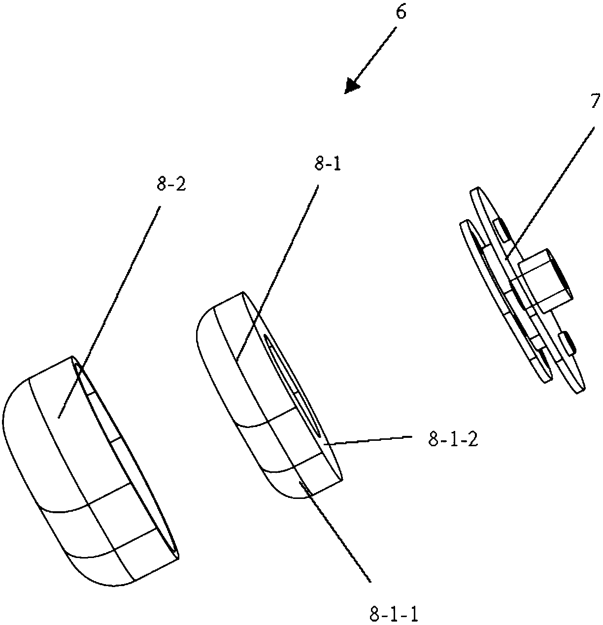 Massage head driving device and massager comprising same