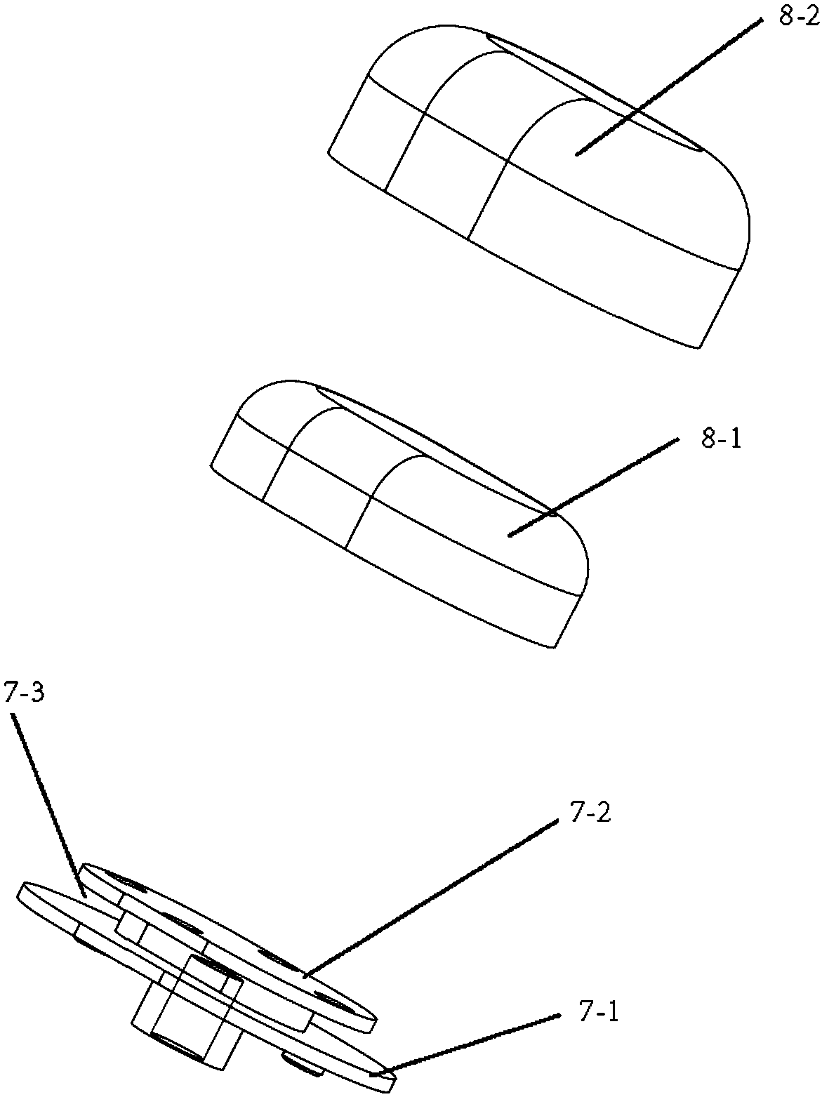 Massage head driving device and massager comprising same