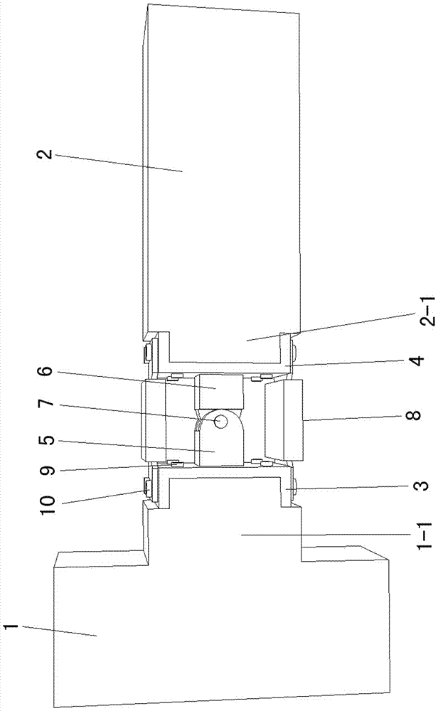 Fabricated RC structure beam-column connection joint convenient to maintain rapidly after earthquake