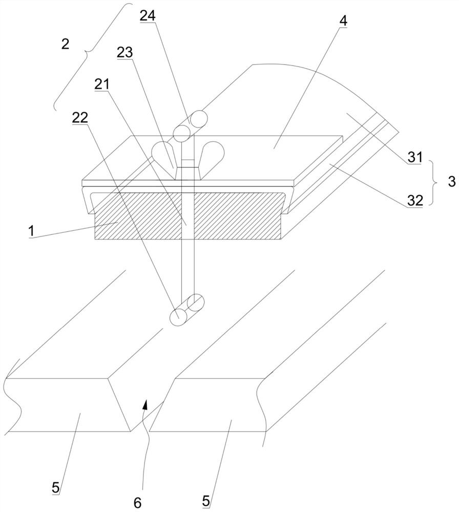 A groove waterproof device and the use method of the device