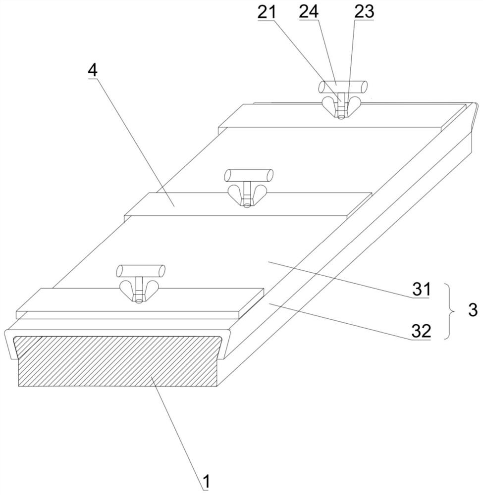 A groove waterproof device and the use method of the device