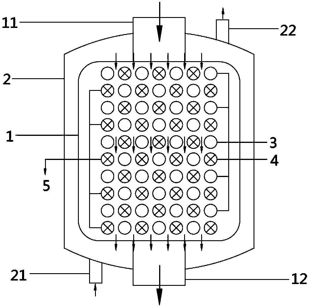 Grid type high-throughput plasma reactor and hydrogen sulfide decomposing method
