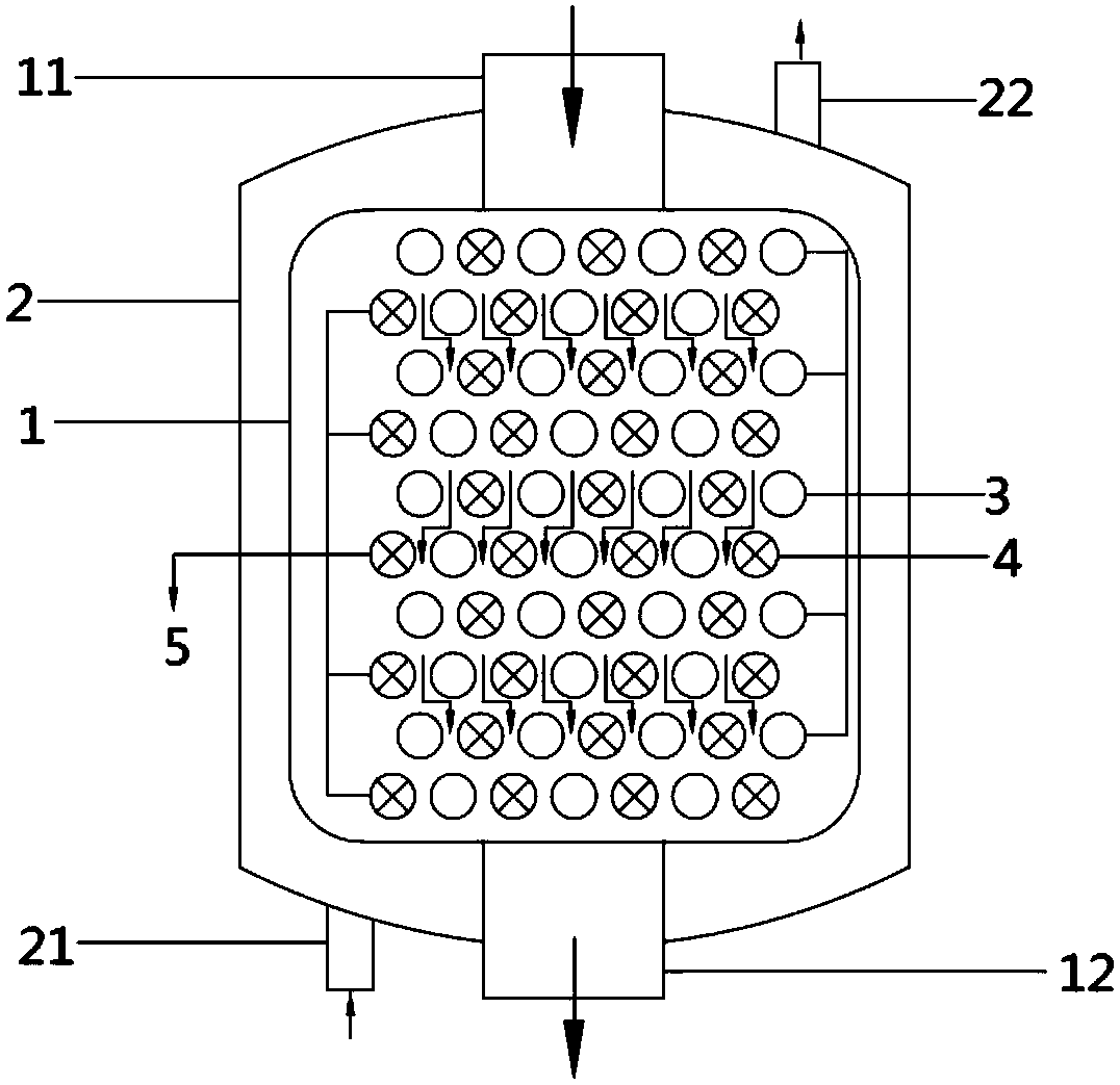 Grid type high-throughput plasma reactor and hydrogen sulfide decomposing method