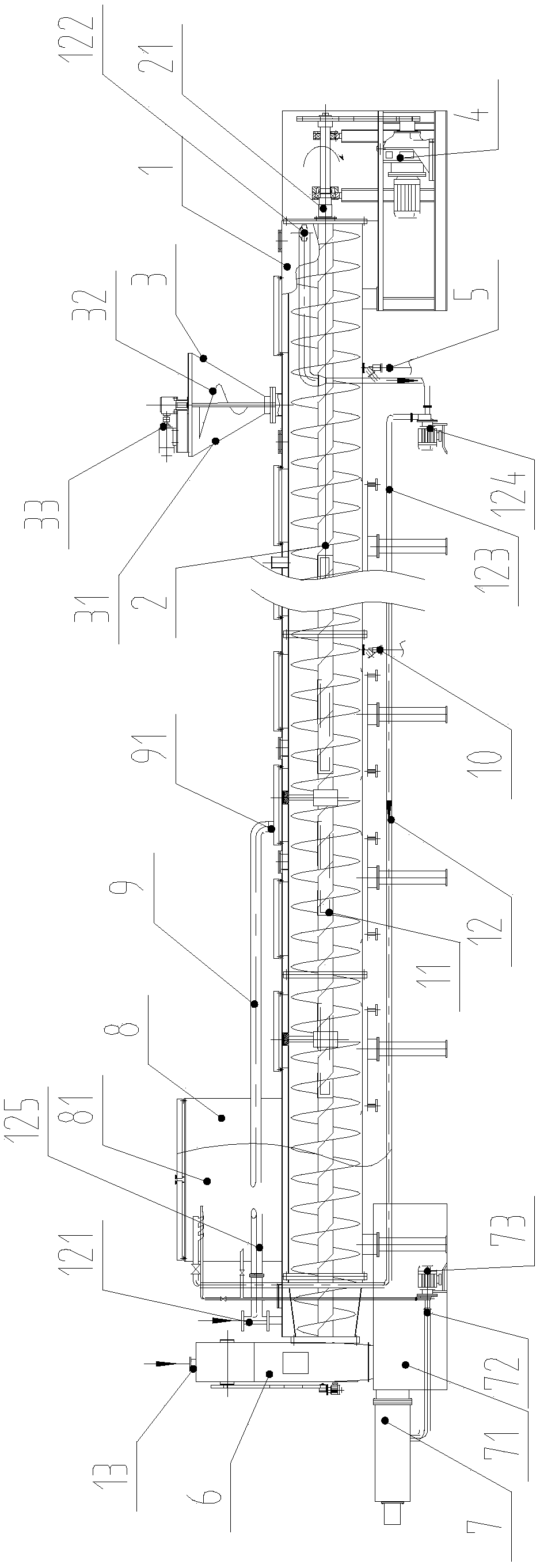 Ultrasonic countercurrent blueberry anthocyanin extraction unit