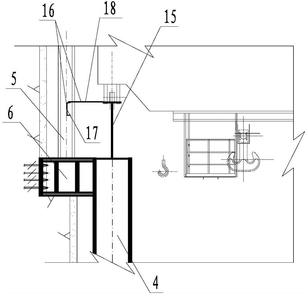 Workshop structure for position above generator layer of underground powerhouse of hydropower station