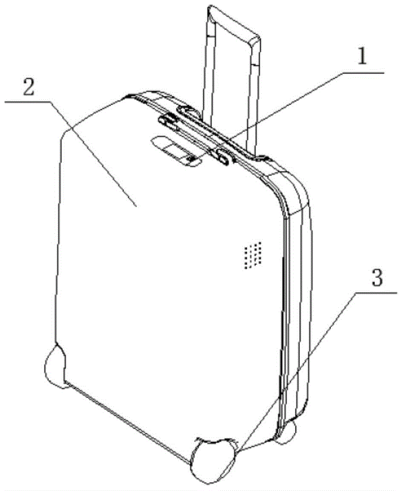 Intelligent traveling case, interaction system based on intelligent traveling case and interaction method based on intelligent traveling case
