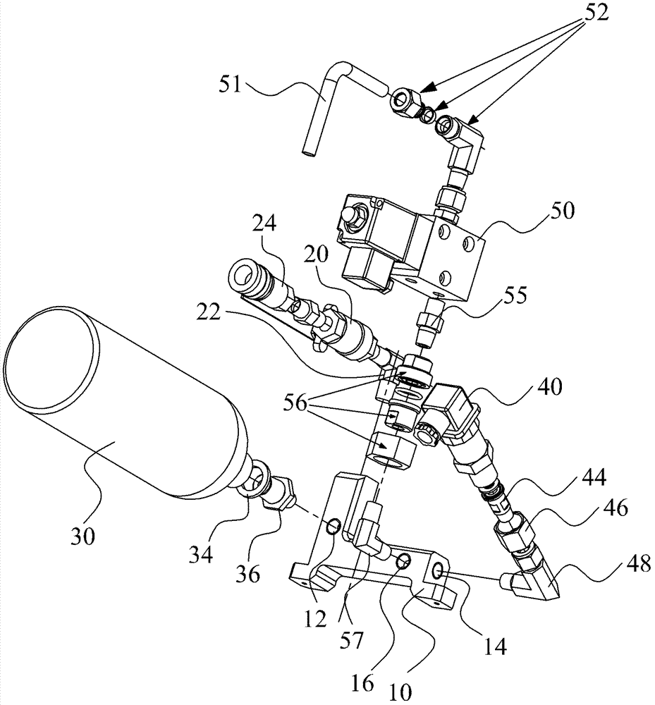 Pneumatic device for robot and ball hitting mechanism