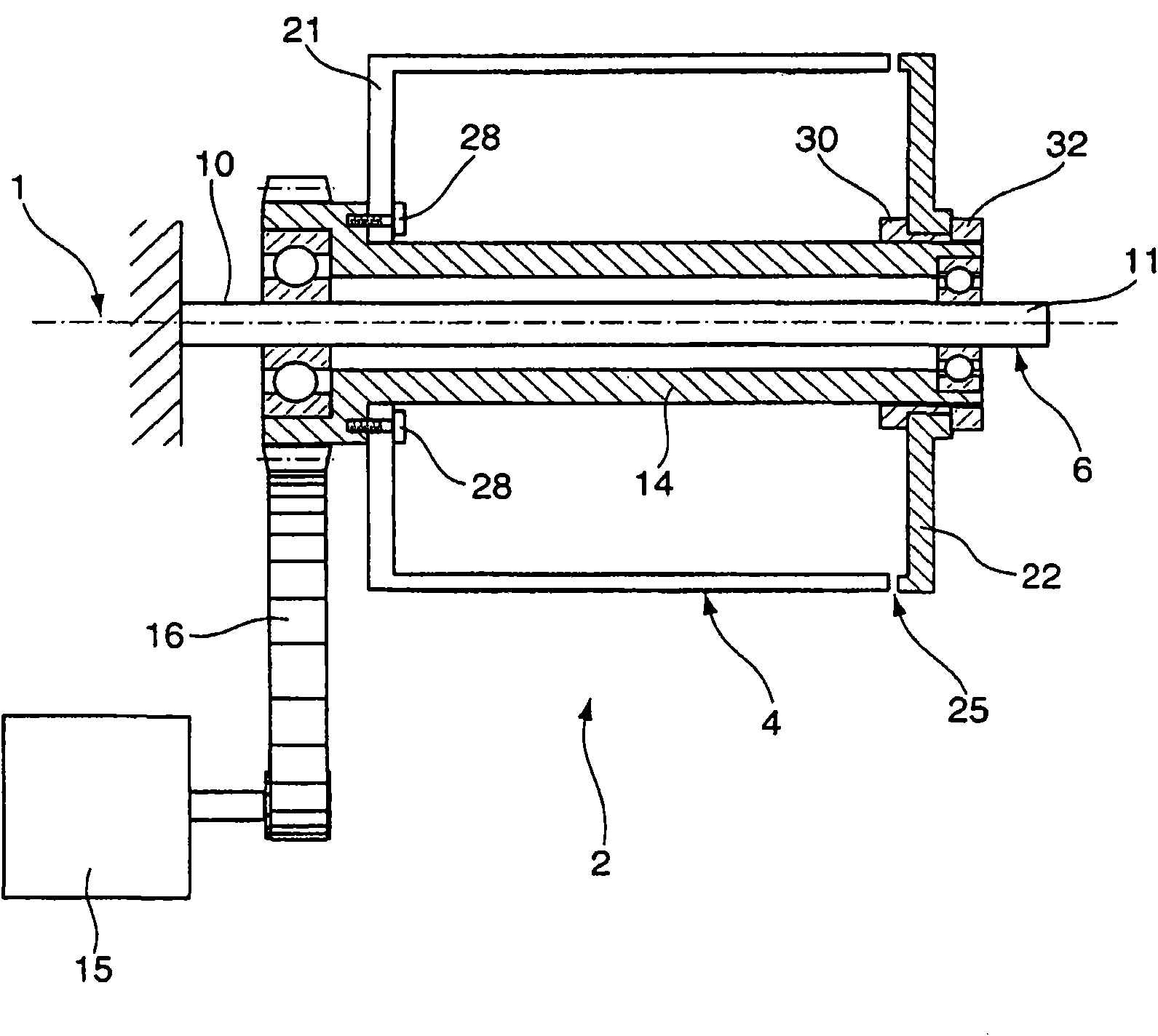 Thread-laying device