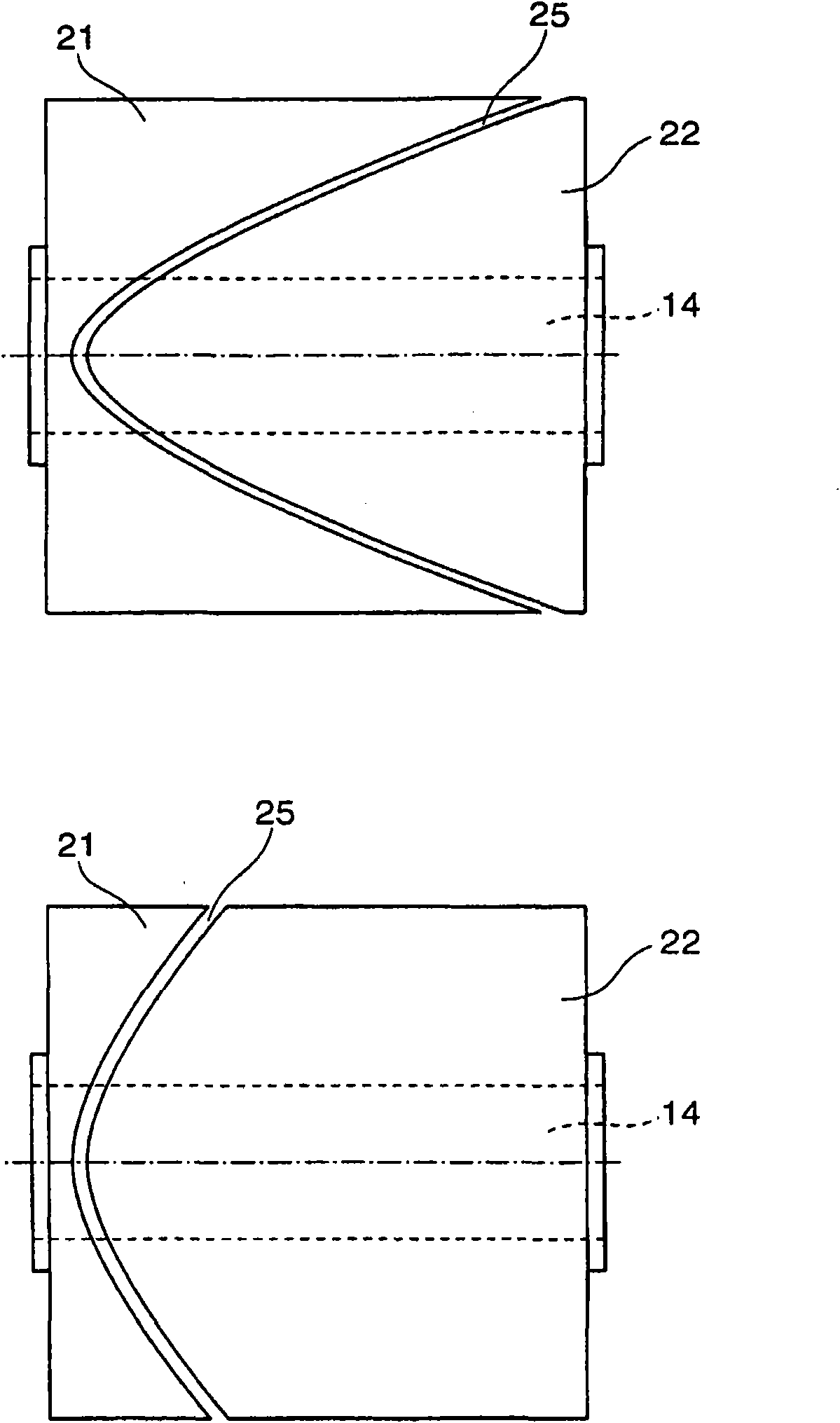 Thread-laying device