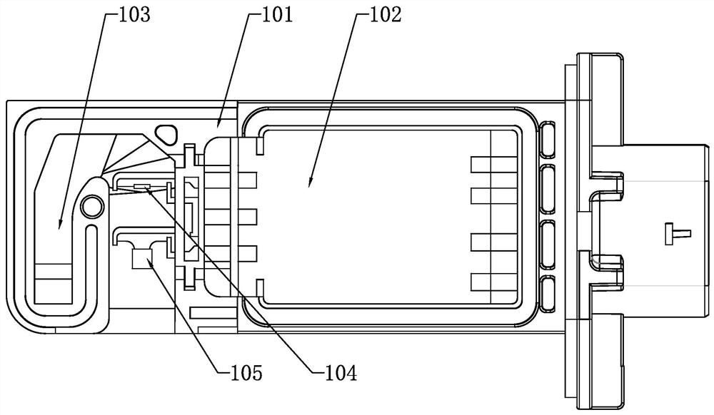 Weather-proof air flow sensor for monitoring air inlet temperature and process of weather-proof air flow sensor