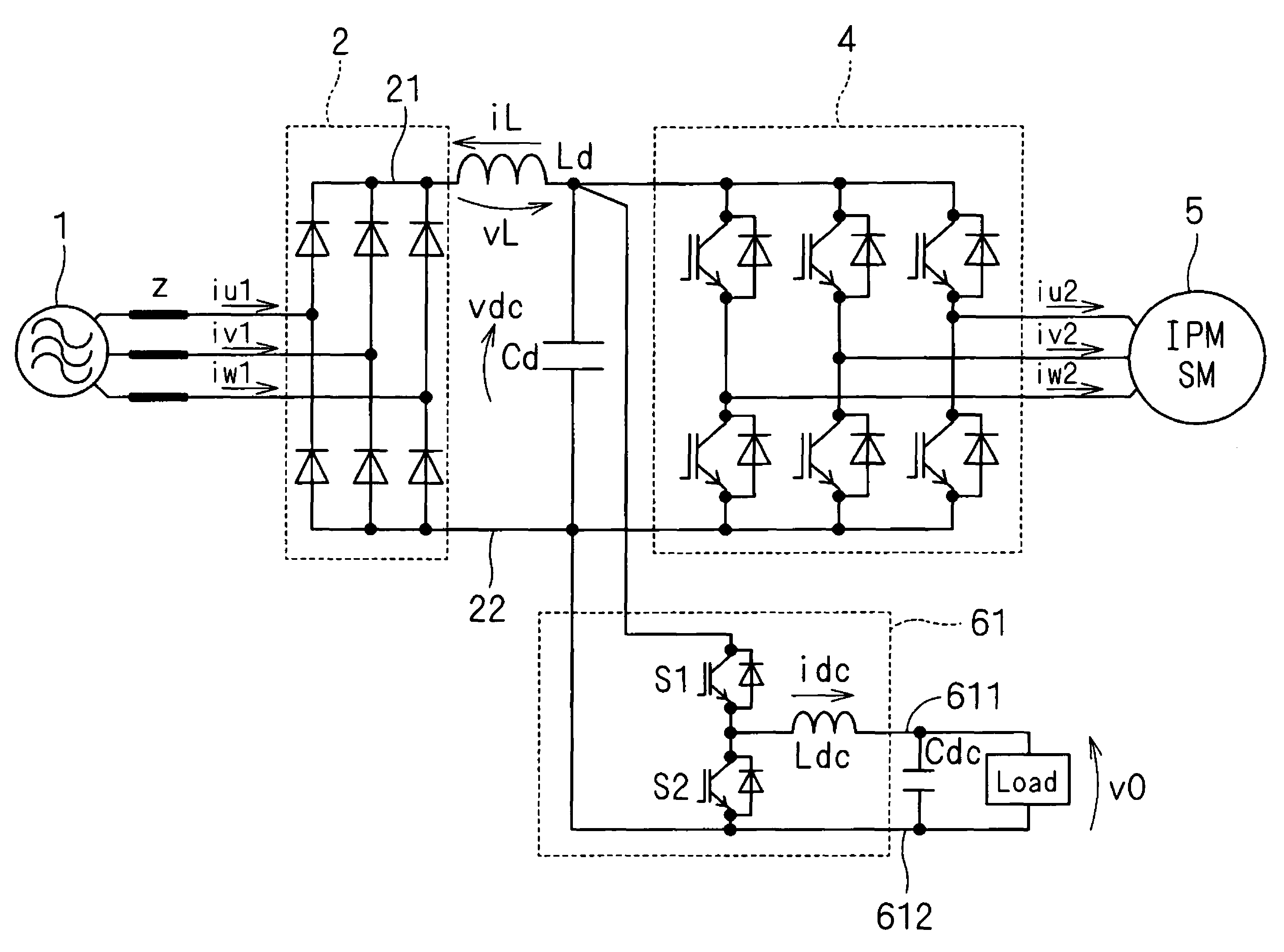 Power converter and its control method and air conditioner
