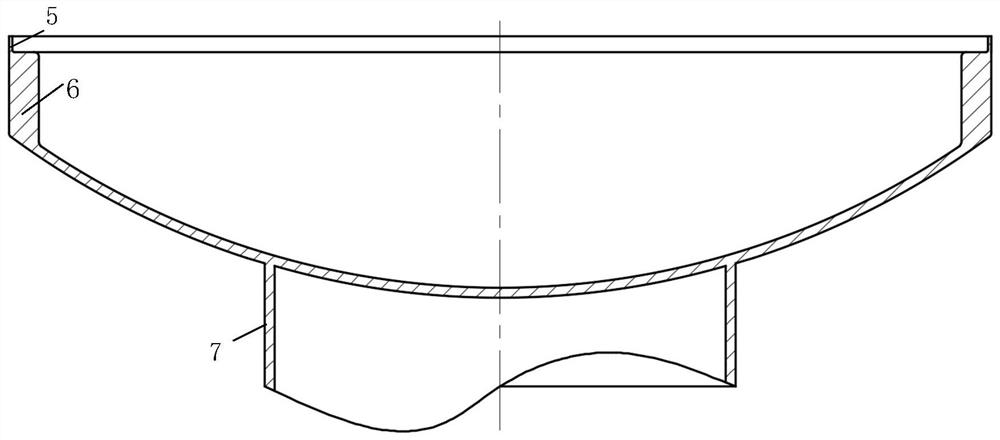 Multi-directional constraint rolling forming manufacturing method for integral structure of fuel storage tank