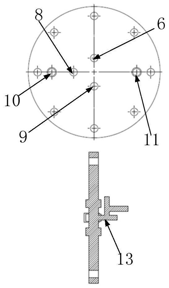 A device for installing an optical probe under high temperature and vibration conditions