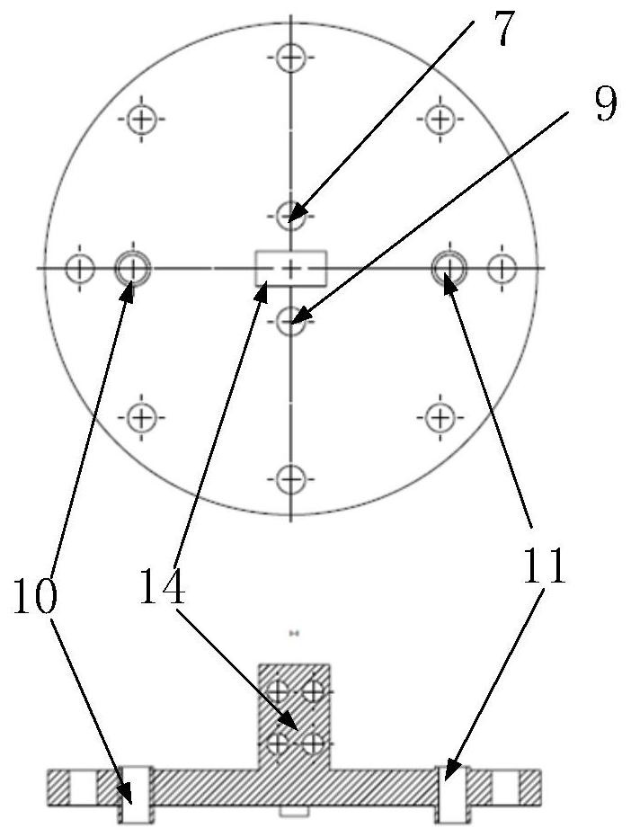 A device for installing an optical probe under high temperature and vibration conditions