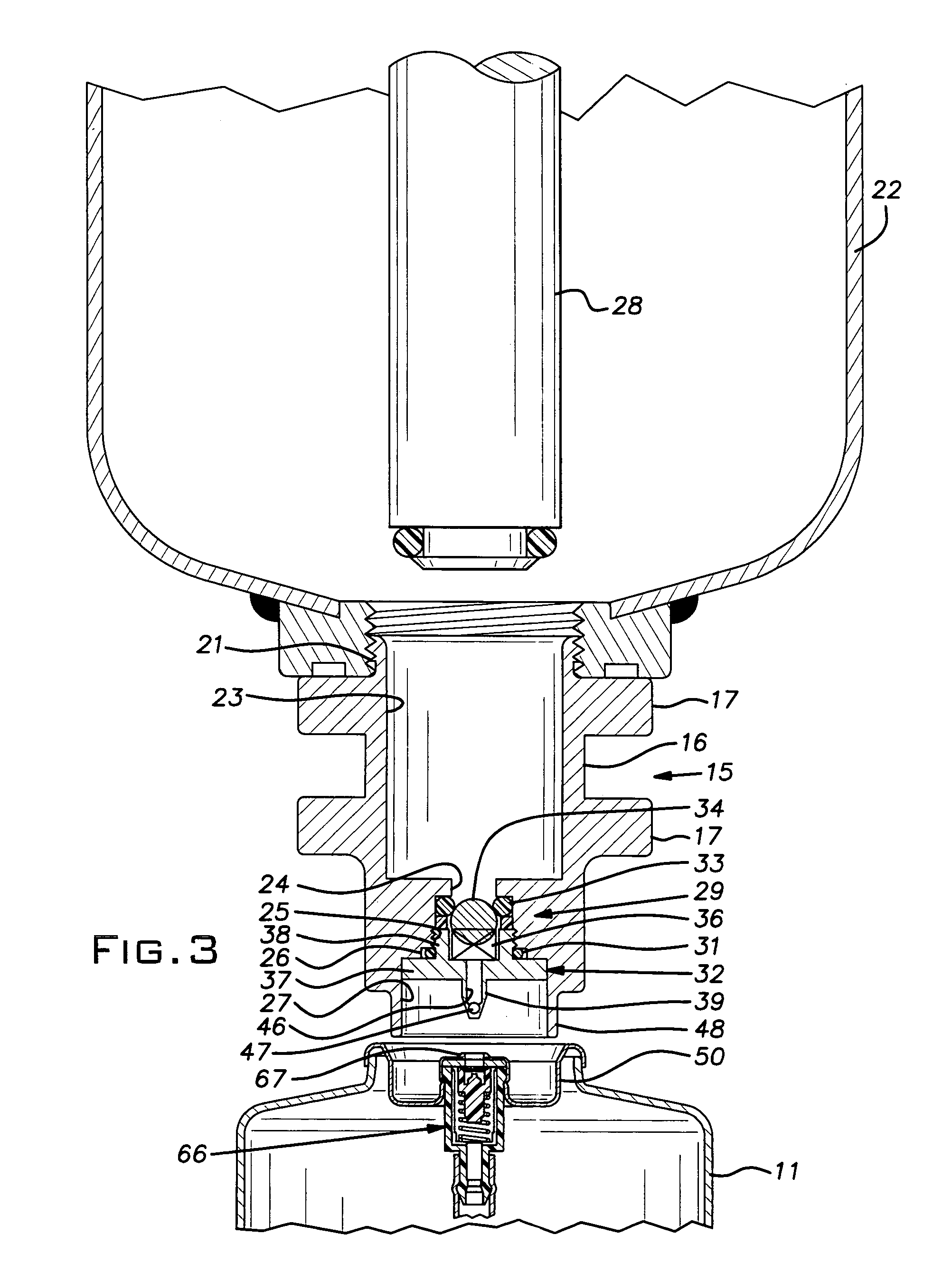 Apparatus for filling charged aerosol cans