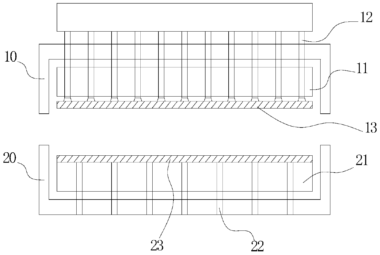 An adsorption rod, a vacuum lamination device and a control method for the vacuum lamination device