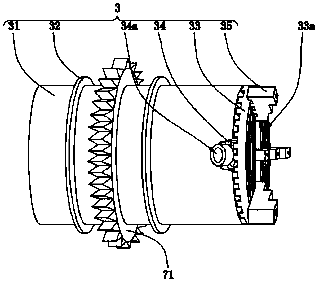 A pipe fitting welding device