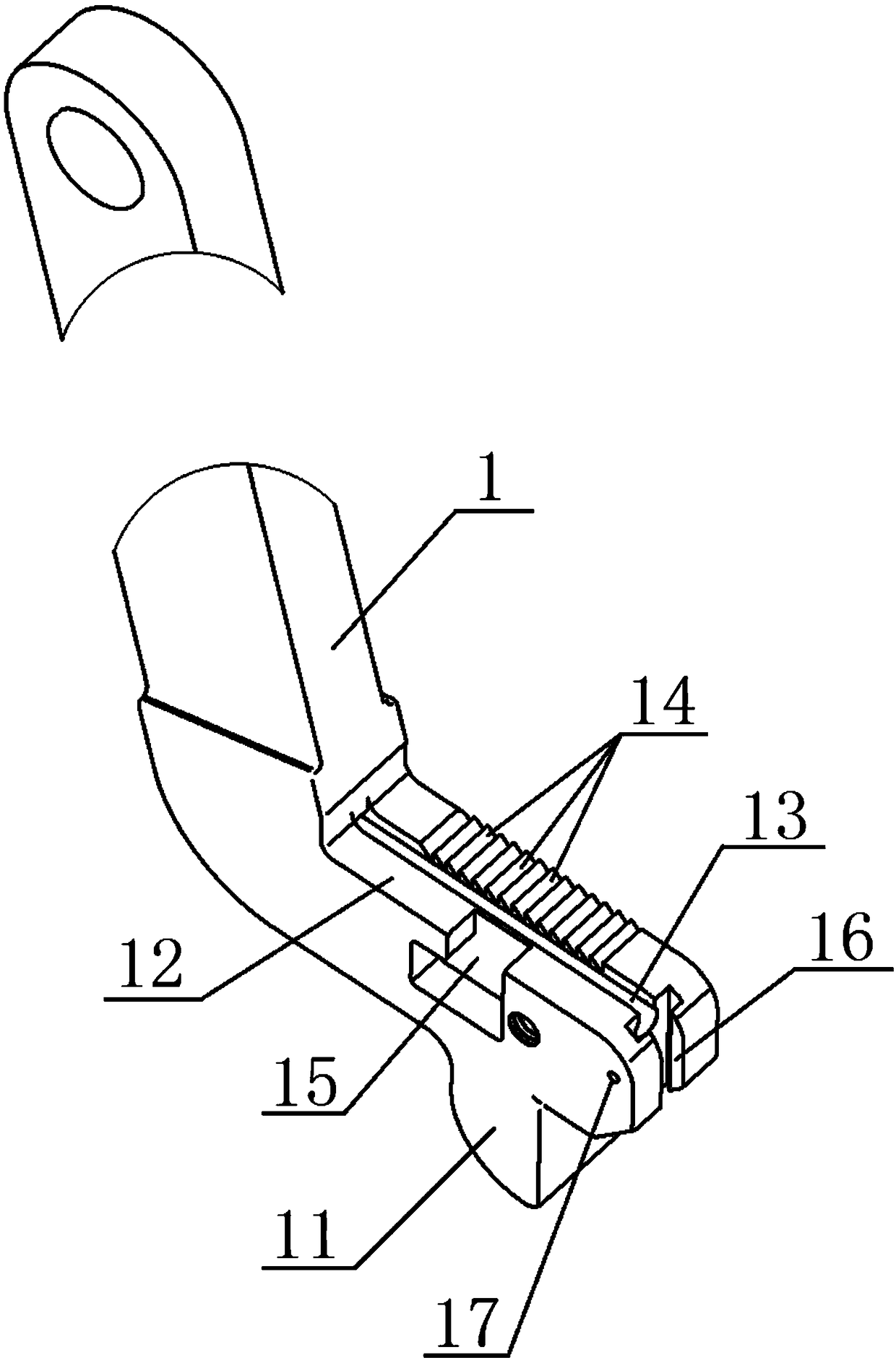 Opening width adjustable wrench