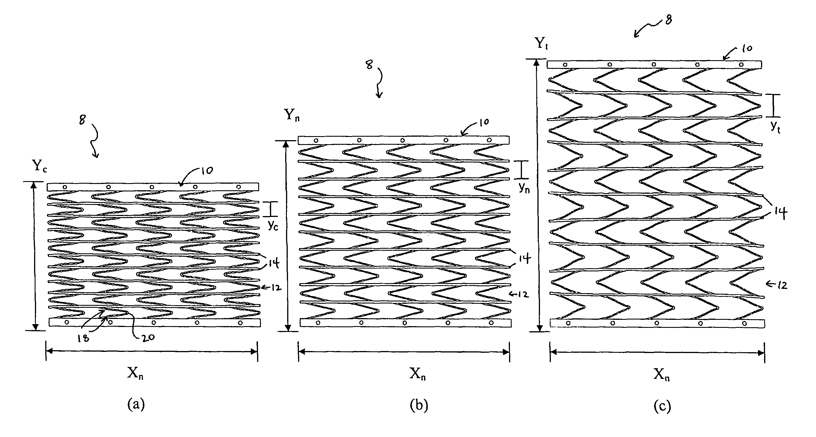 Cellular support structures used for controlled actuation of fluid contact surfaces