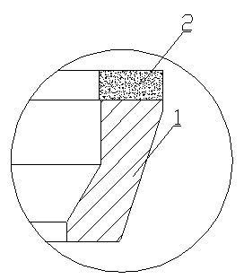 Peripheral edge grinding wheel for machining PCBN (polycrystalline cubic boron nitride) blades