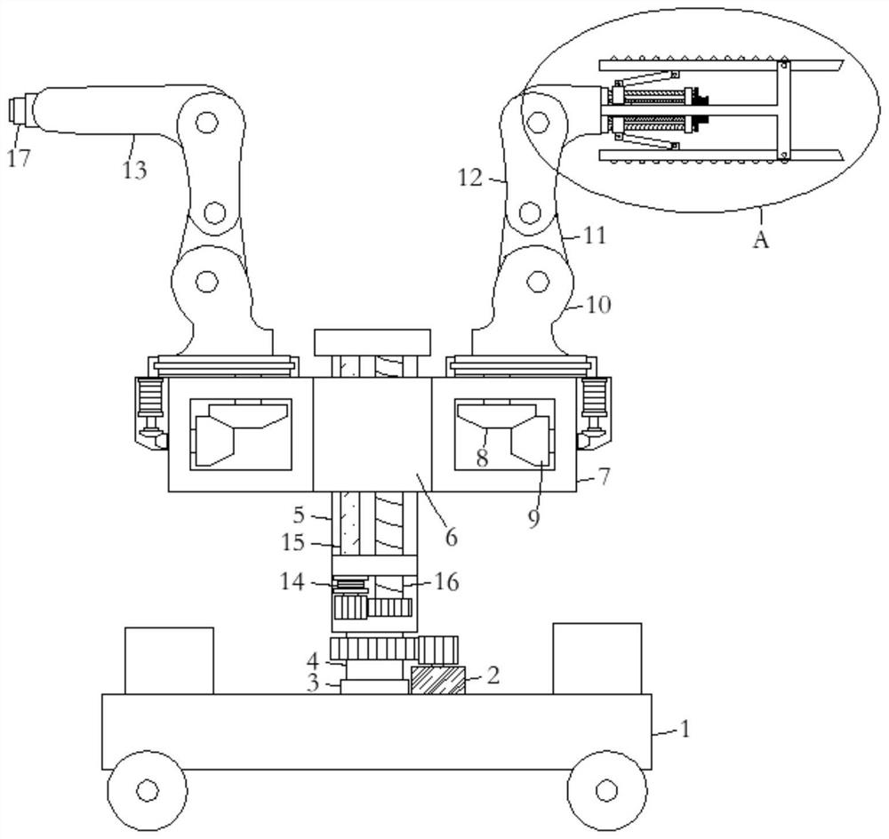 Multifunctional high-strength forcible entry mechanical arm