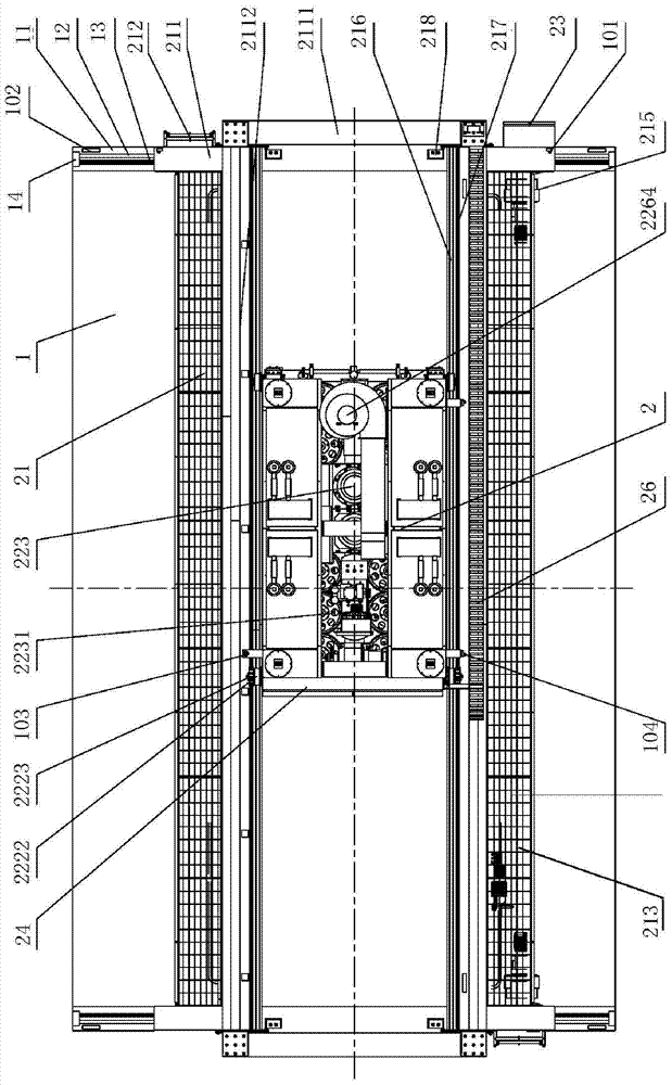Trestle-type air flotation screw fermentation system and its operation control method