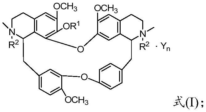 Bisbenzylisoquinoline compound and its preparation method and application
